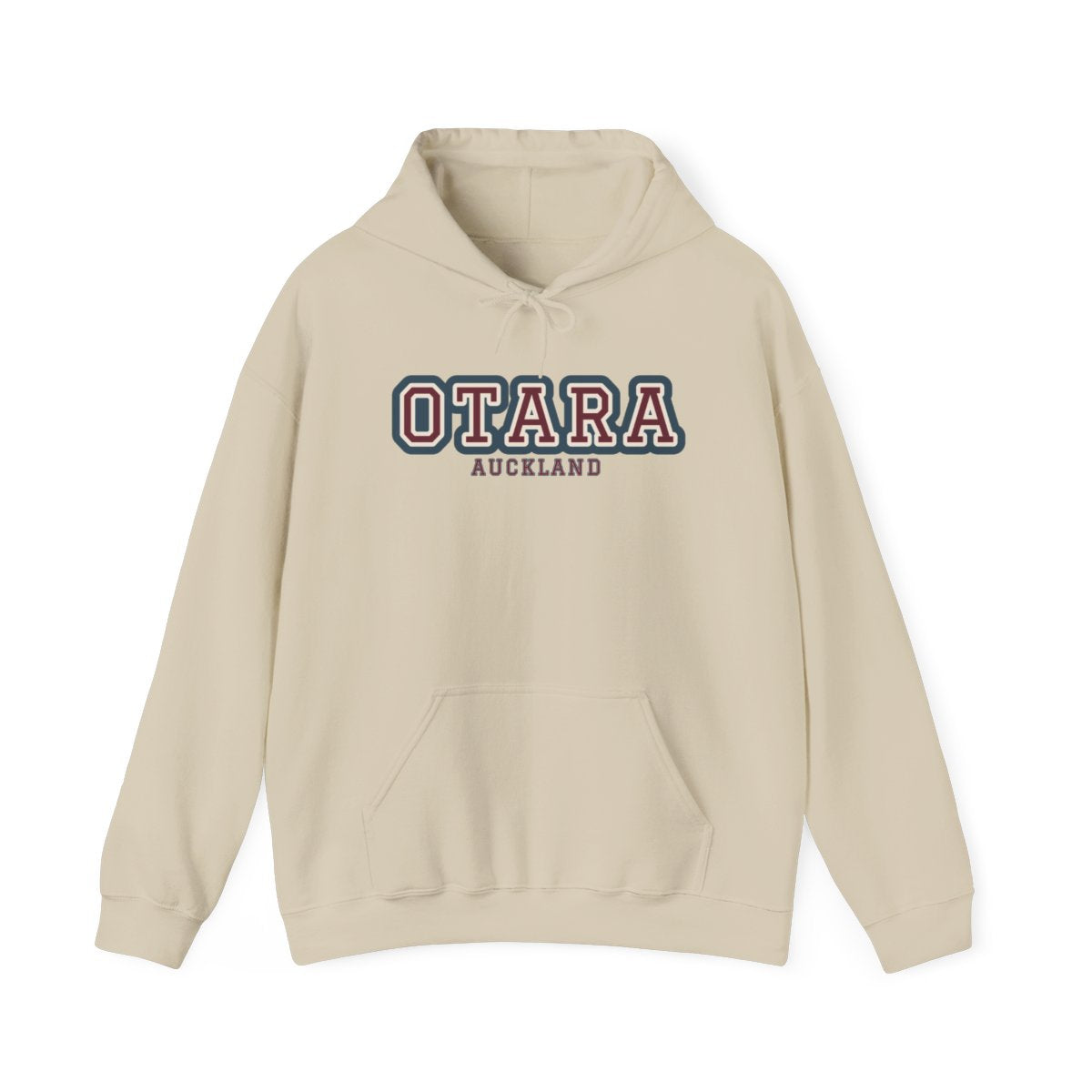Otara Varsity — Hoodie Sand