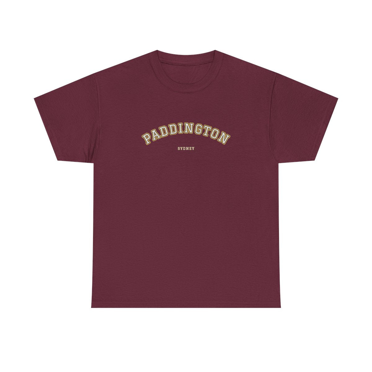Paddington Varsity — Tee Maroon