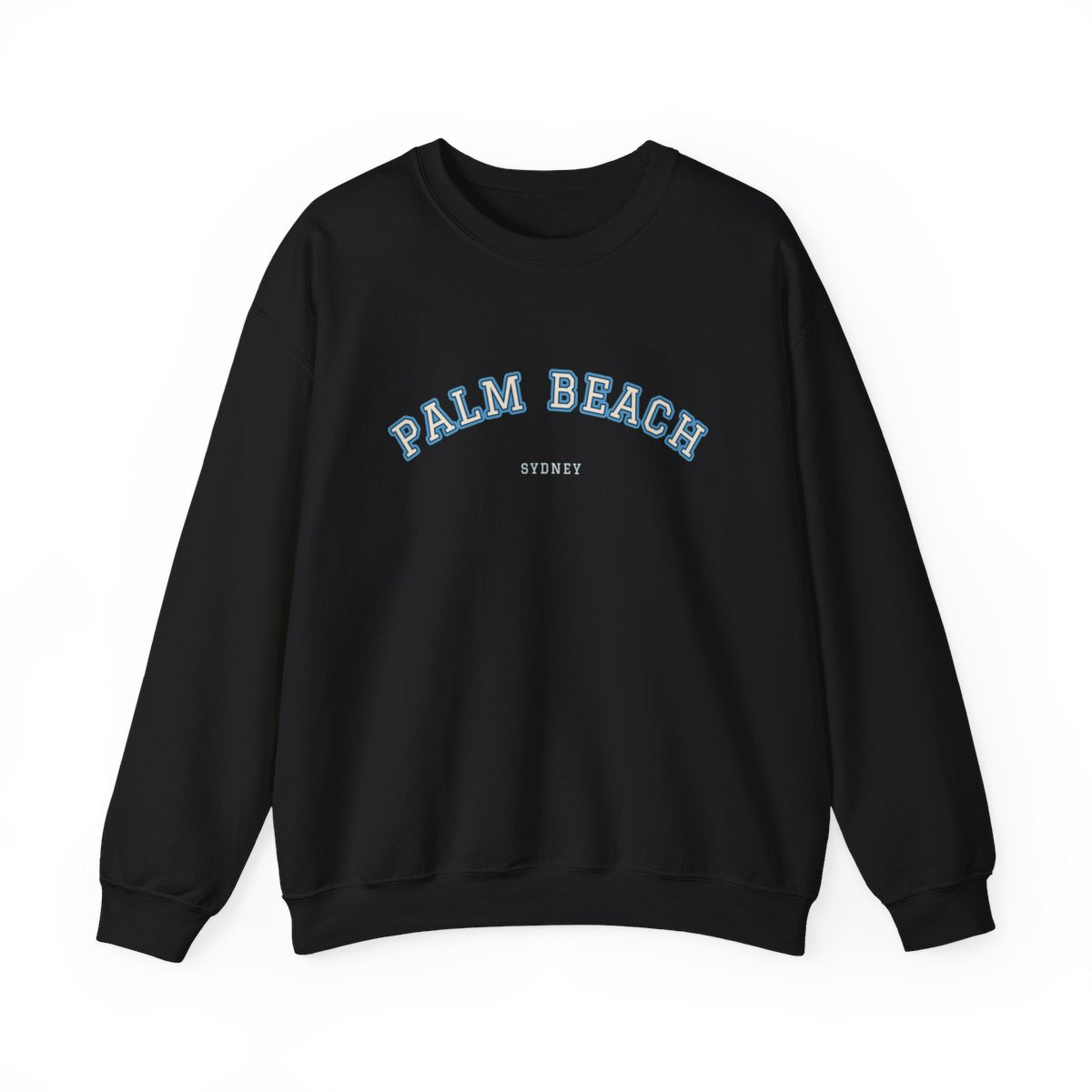 Palm Beach Varsity — Crewneck Black