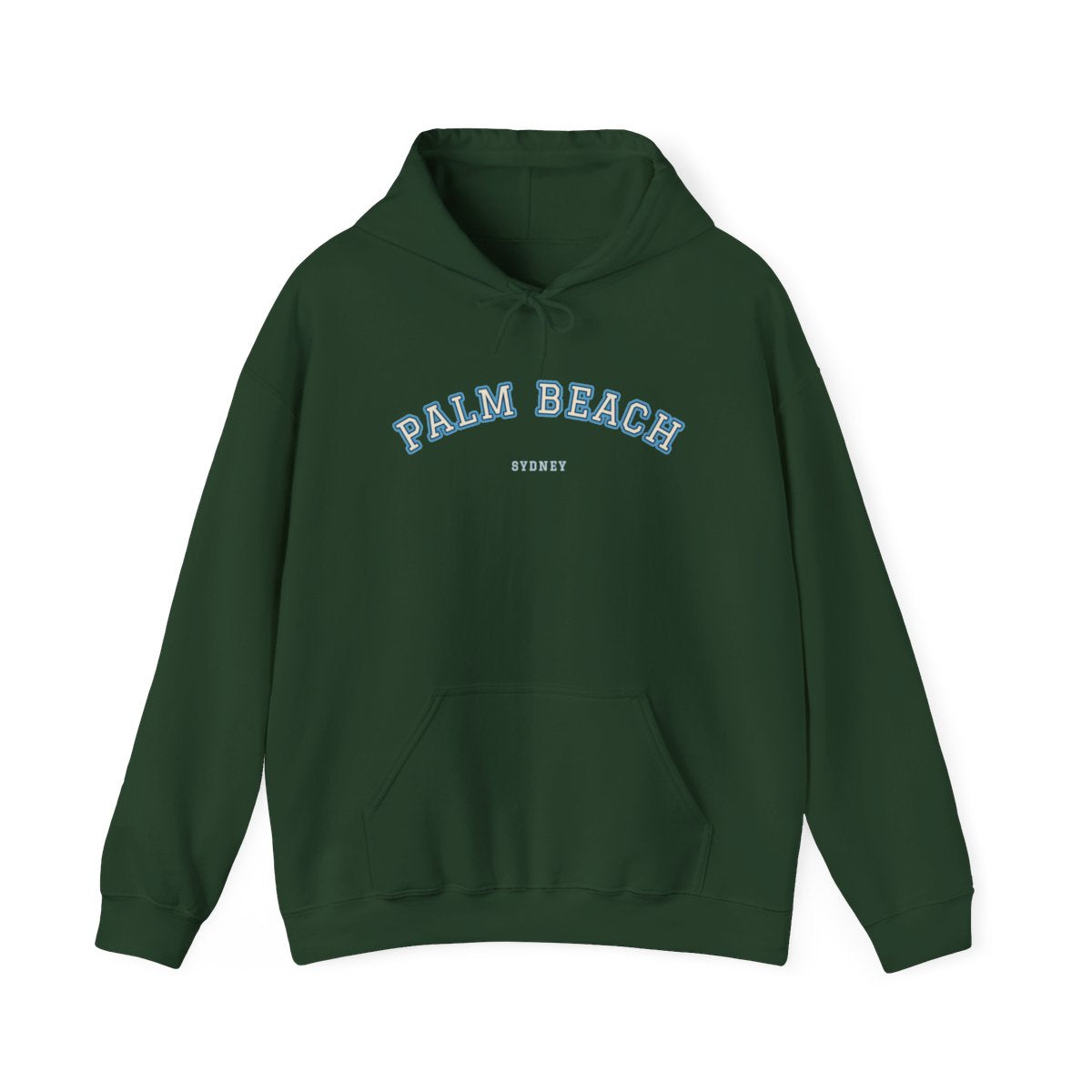 Palm Beach Varsity — Hoodie Forest Green