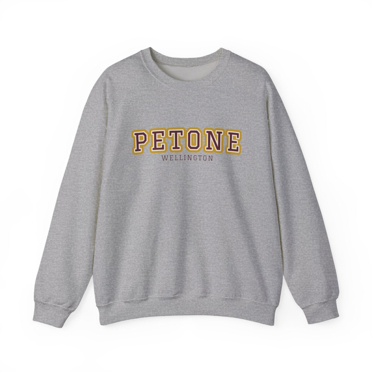 Petone Varsity — Crewneck Sport Grey