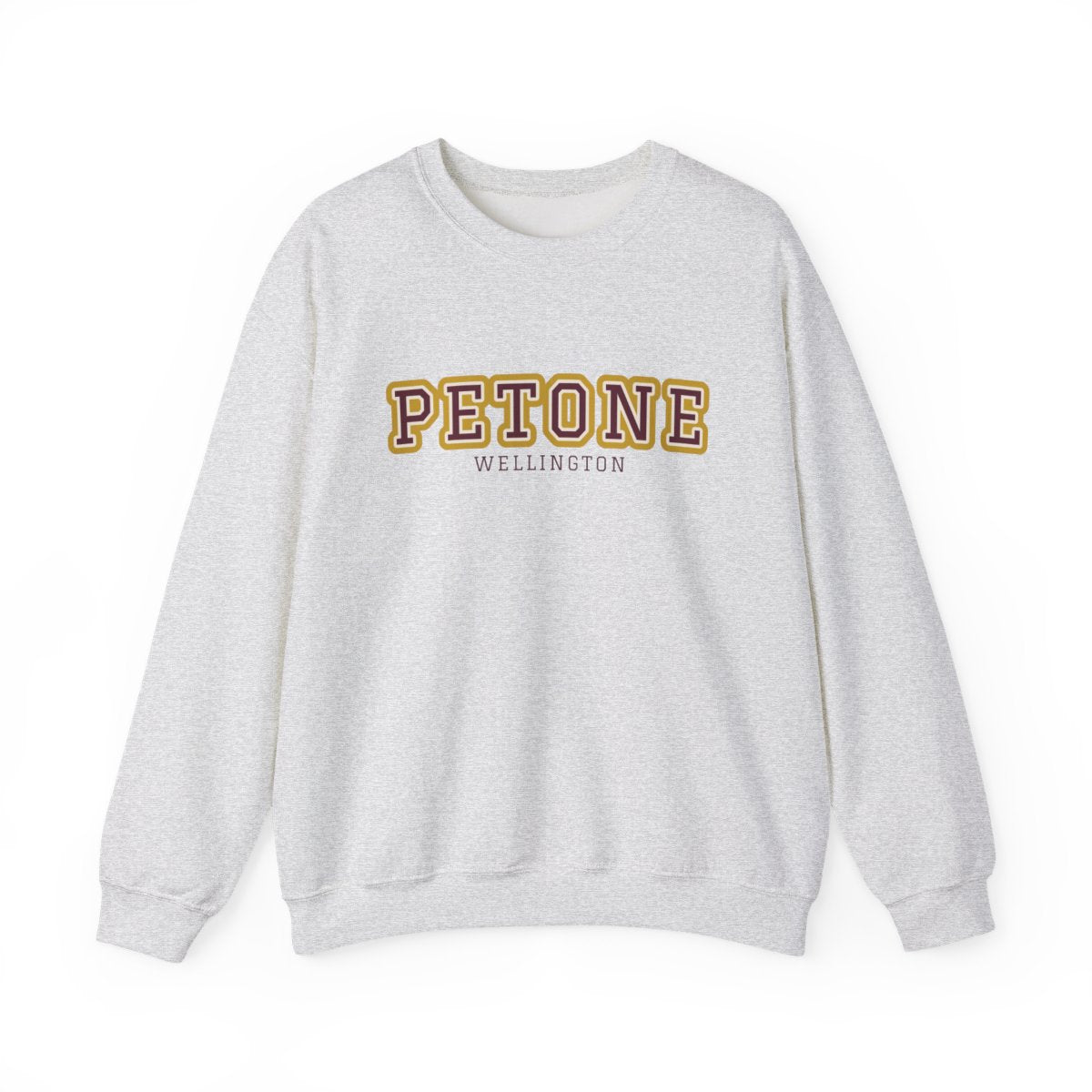 Petone Varsity — Crewneck Ash