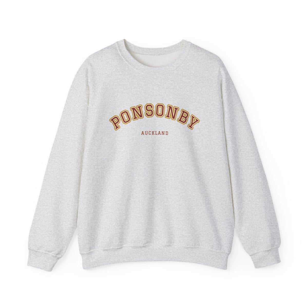 Ponsonby Varsity — Crewneck Ash