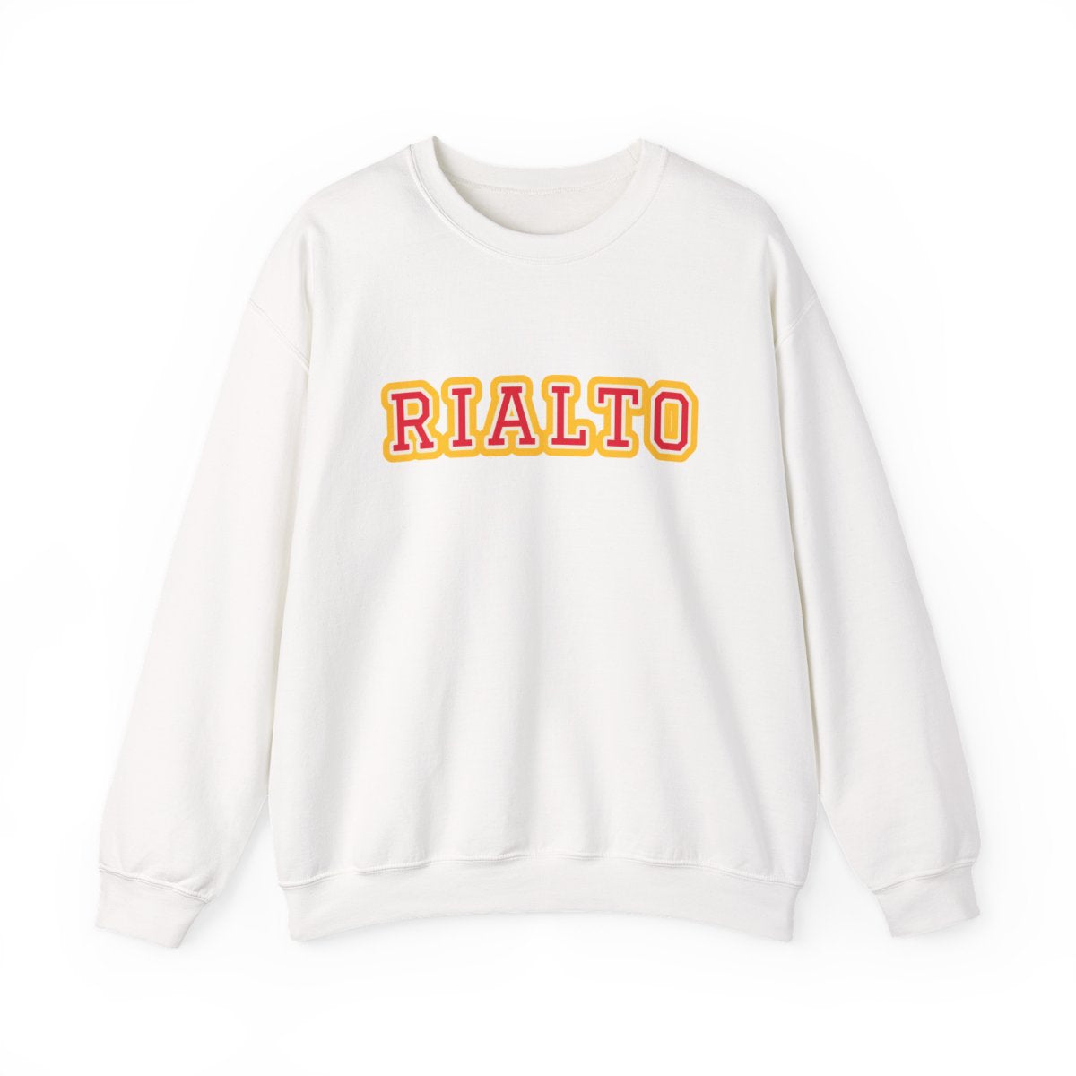 Rialto Varsity — Crewneck White