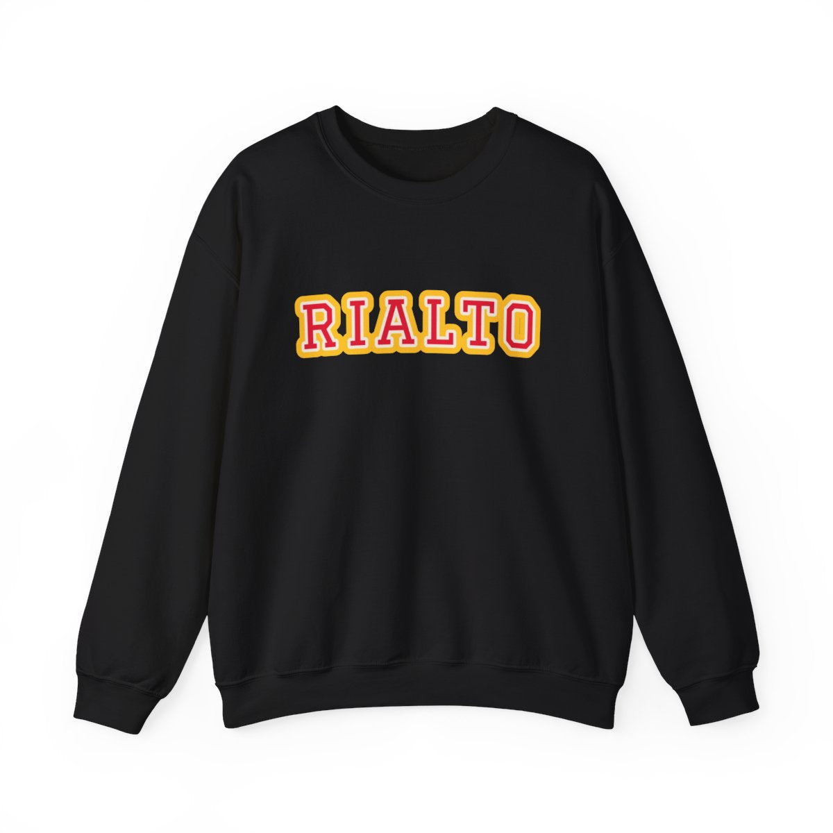 Rialto Varsity — Crewneck Black