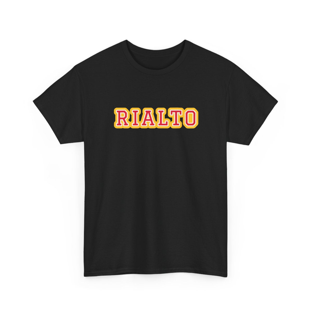Rialto Varsity — Tee Black