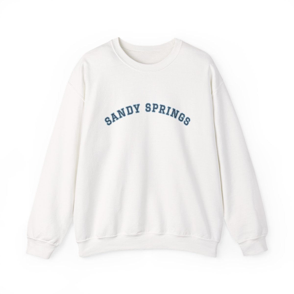 Sandy Springs Varsity — Crewneck White