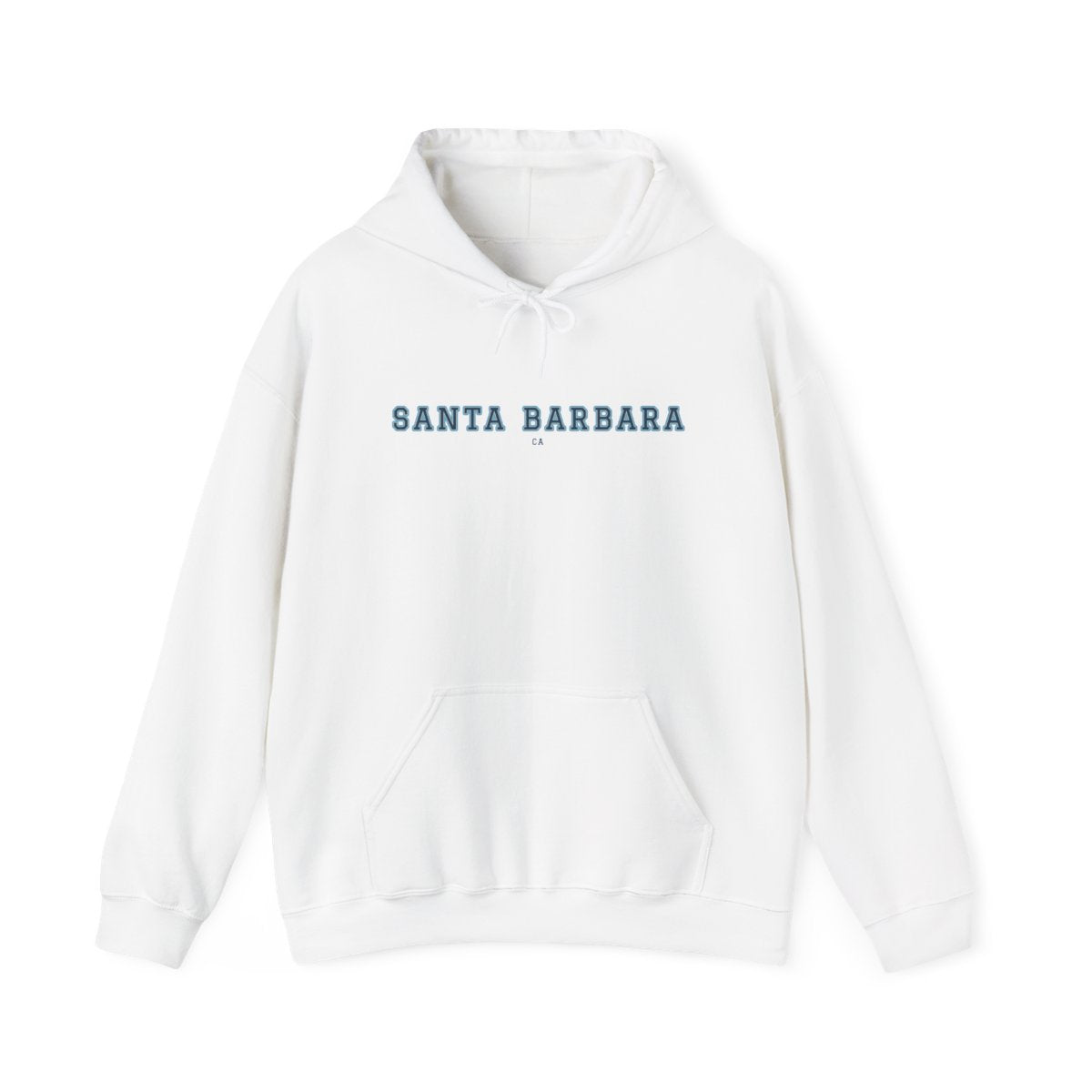 Santa Barbara Varsity — Hoodie White