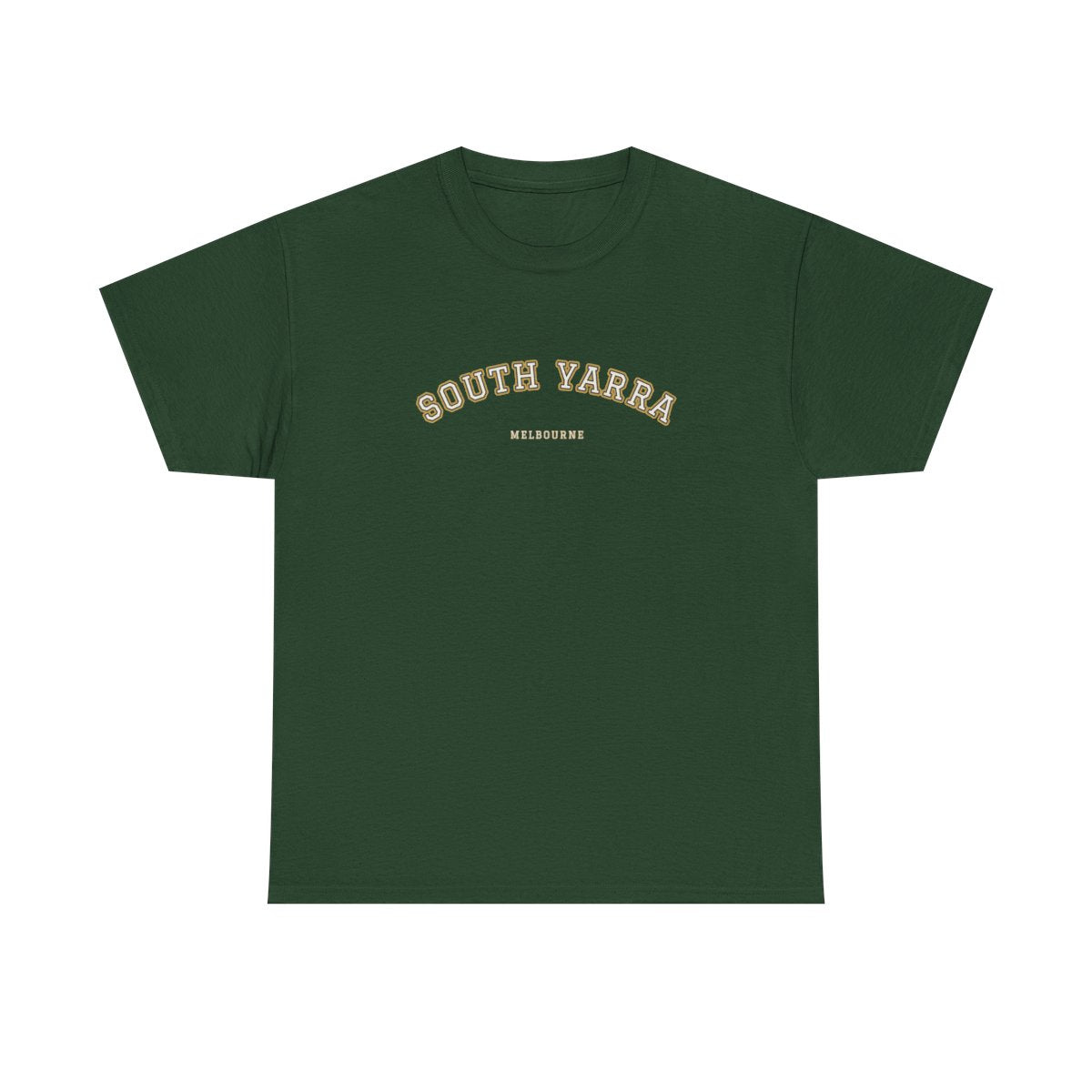 South Yarra Varsity — Tee Forest Green