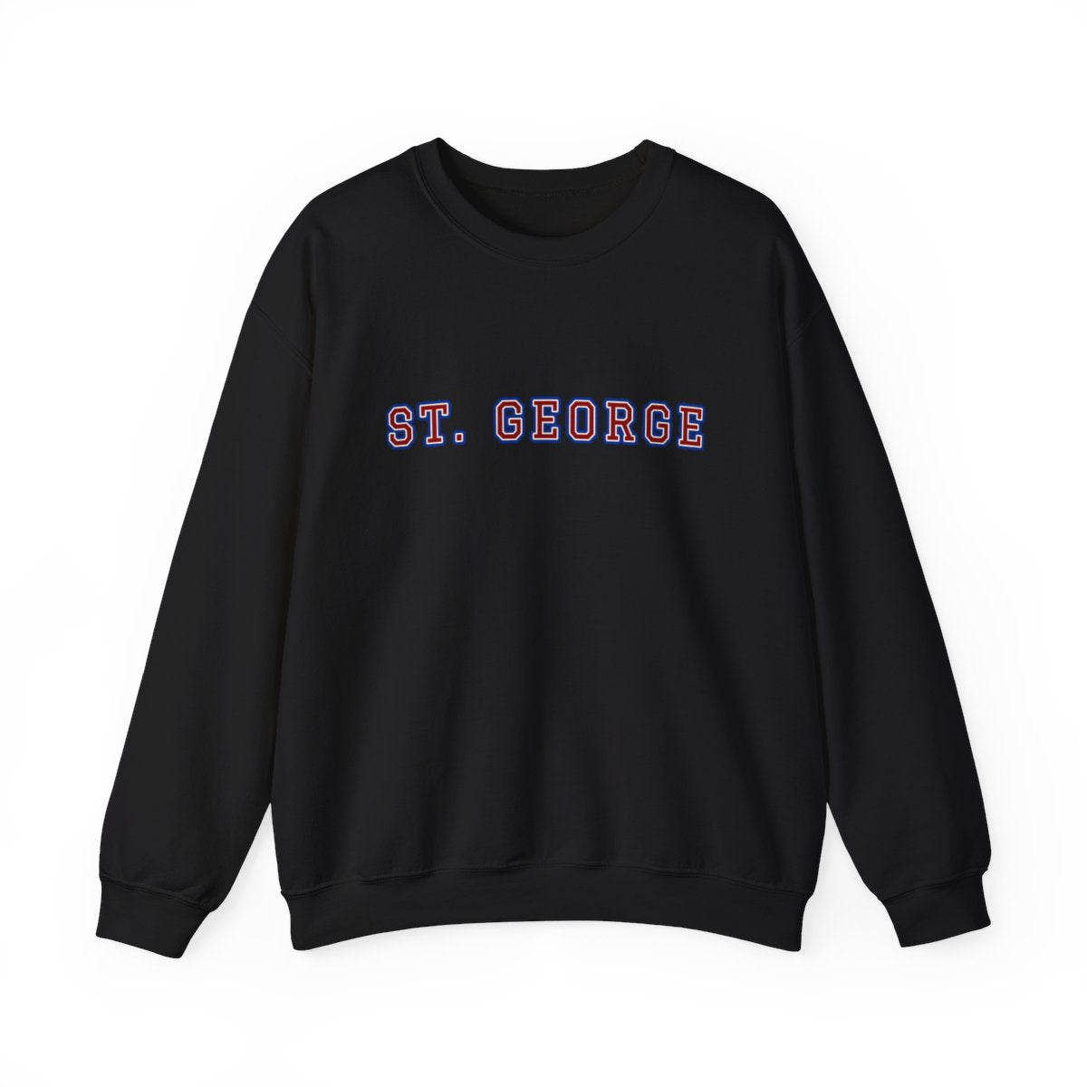 St. George Varsity — Crewneck Black