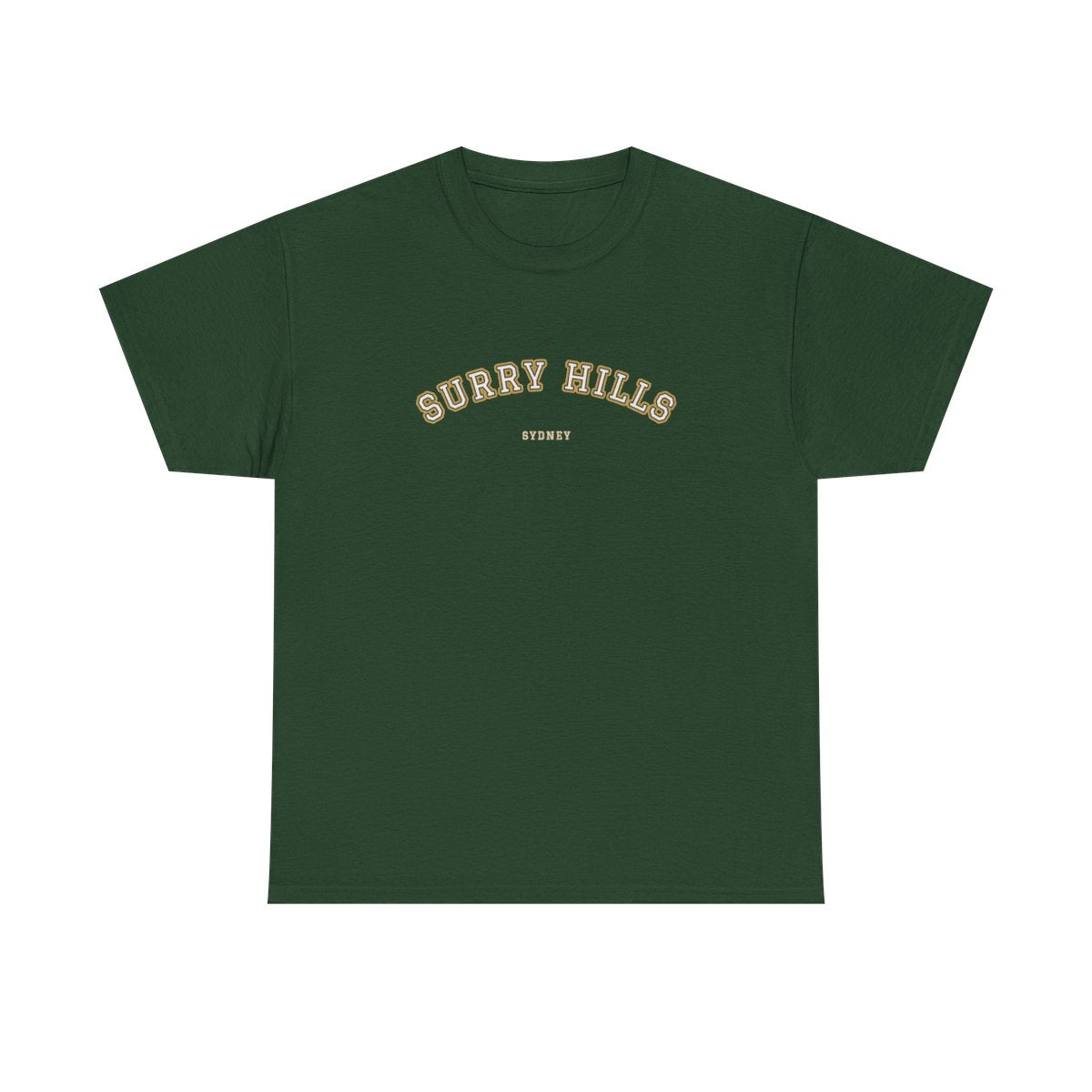 Surry Hills Varsity — Tee Forest Green