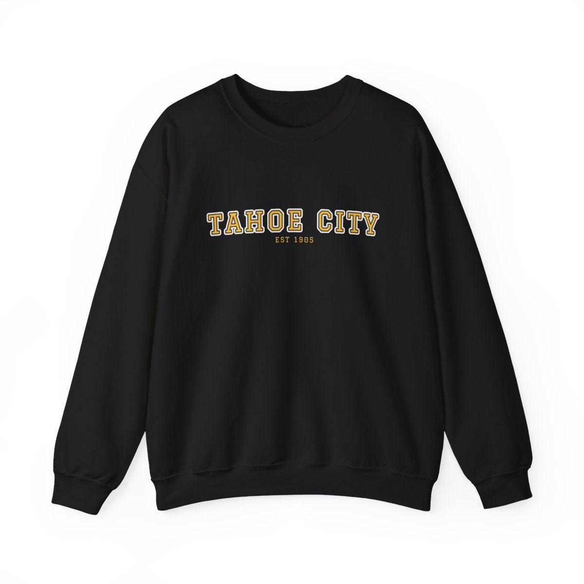Tahoe City Varsity — Crewneck Black
