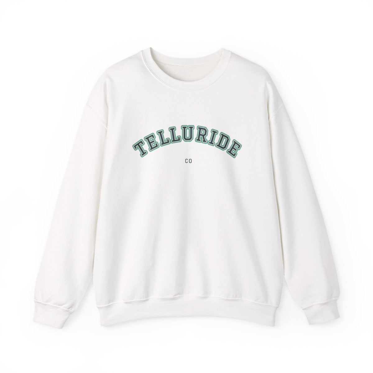 Telluride Varsity — Crewneck White