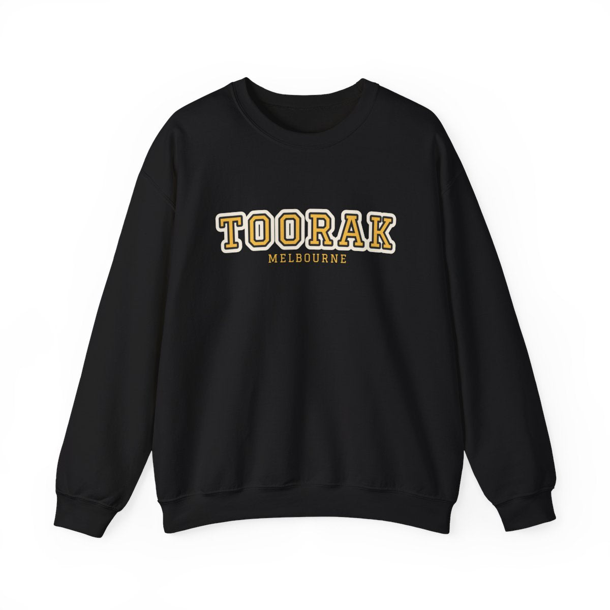 Toorak Varsity — Crewneck Black
