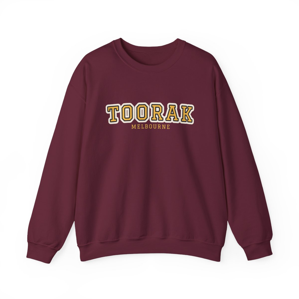 Toorak Varsity — Crewneck Maroon
