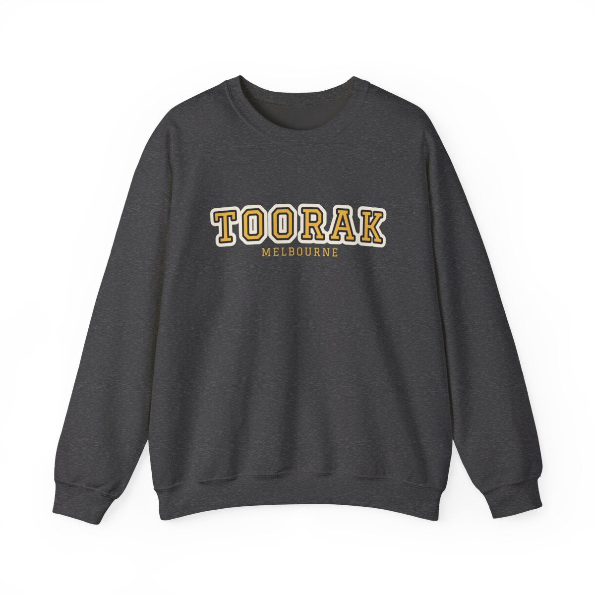 Toorak Varsity — Crewneck Dark Heather