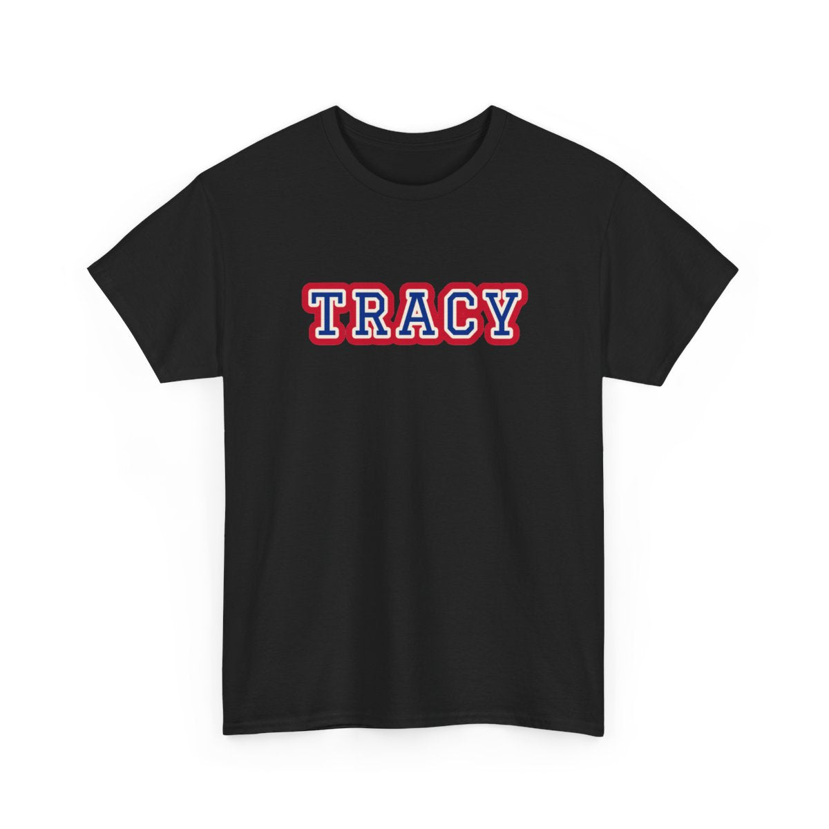 Tracy Varsity — Tee Black