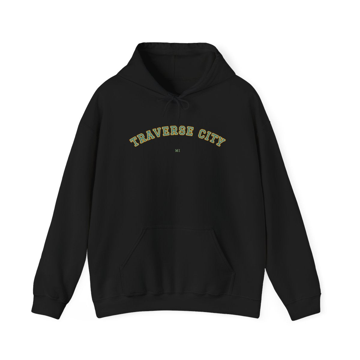 Traverse City Varsity — Hoodie Black