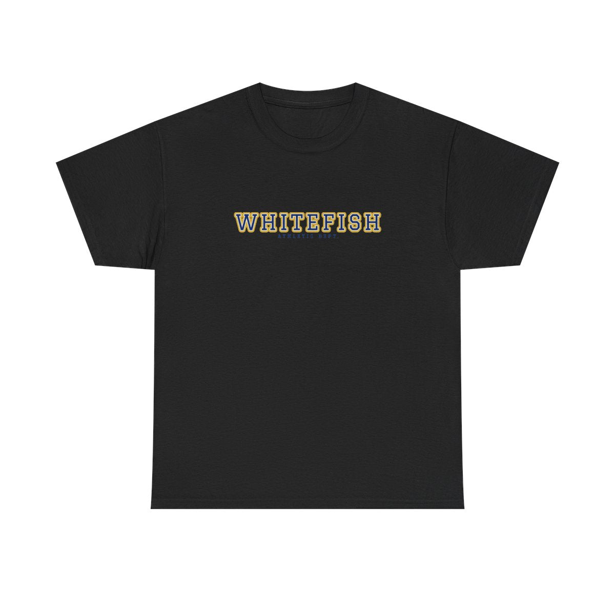 Whitefish Varsity — Tee Black